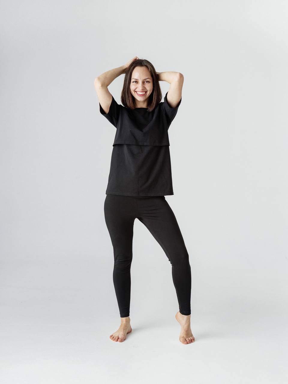 Бесшовные легинсы для будущих мам